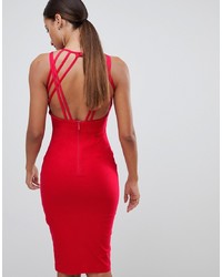 rotes figurbetontes Kleid von Vesper