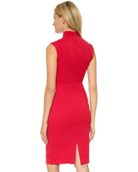 rotes figurbetontes Kleid von Black Halo