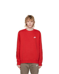 rotes Fleece-Sweatshirt