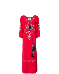 rotes Folklore Kleid
