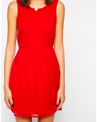 rotes Freizeitkleid von Vero Moda