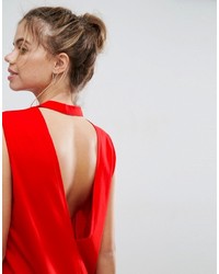 rotes Freizeitkleid von Asos