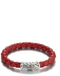 rotes geflochtenes Armband