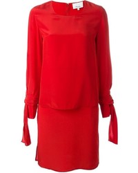 rotes gerade geschnittenes Kleid aus Seide von 3.1 Phillip Lim