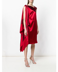 rotes gerade geschnittenes Kleid von Gianluca Capannolo