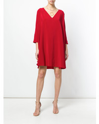 rotes gerade geschnittenes Kleid von Gianluca Capannolo