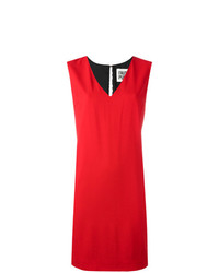 rotes gerade geschnittenes Kleid von Fausto Puglisi