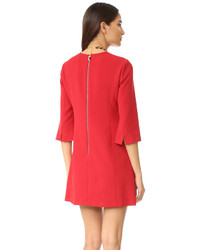 rotes gerade geschnittenes Kleid von Alice + Olivia