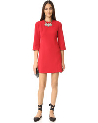 rotes gerade geschnittenes Kleid von Alice + Olivia