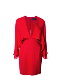 rotes gerade geschnittenes Kleid von Haney