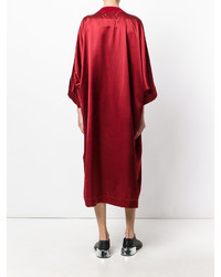 rotes gerade geschnittenes Kleid von Maison Margiela