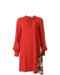 rotes gerade geschnittenes Kleid von MSGM