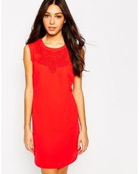 rotes gerade geschnittenes Kleid von Oasis