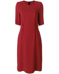 rotes gerade geschnittenes Kleid von Odeeh