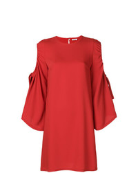 rotes gerade geschnittenes Kleid von P.A.R.O.S.H.