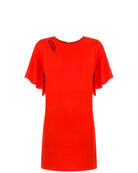 rotes gerade geschnittenes Kleid von Tufi Duek