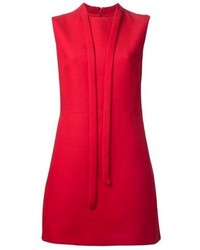 rotes gerade geschnittenes Kleid von Valentino