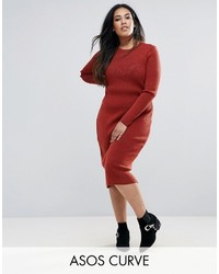 rotes Kleid von Asos