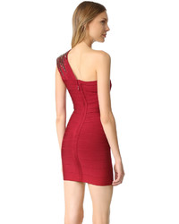 rotes Kleid von Herve Leger