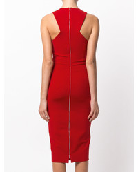 rotes Kleid von Victoria Beckham