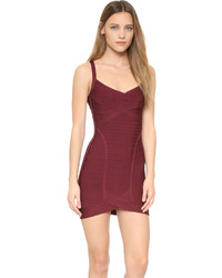 rotes Kleid von Herve Leger