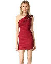 rotes Kleid von Herve Leger