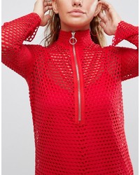 rotes Kleid von Asos