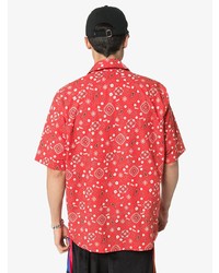 rotes Kurzarmhemd mit Paisley-Muster von Rhude