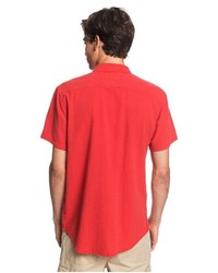 rotes Kurzarmhemd von Quiksilver