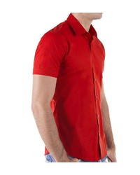 rotes Kurzarmhemd von Redbridge