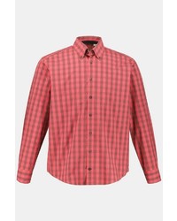 rotes Langarmhemd mit Vichy-Muster von JP1880