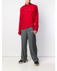 rotes Langarmhemd von Off-White