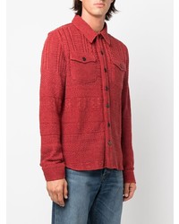 rotes Langarmhemd von Ralph Lauren RRL