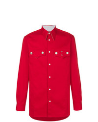 rotes Langarmhemd von Calvin Klein 205W39nyc