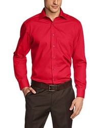 rotes Langarmhemd von Casamoda