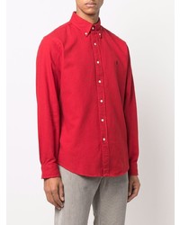 rotes Langarmhemd von Polo Ralph Lauren