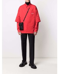 rotes Langarmhemd von Valentino