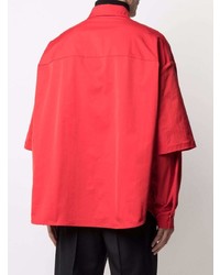 rotes Langarmhemd von Valentino