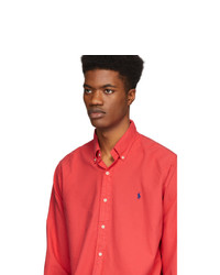 rotes Langarmhemd von Polo Ralph Lauren