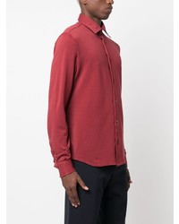 rotes Langarmhemd von Fedeli