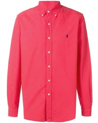 rotes Langarmhemd von Ralph Lauren