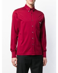 rotes Langarmhemd von Prada