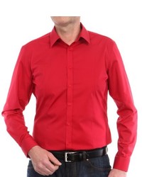 rotes Langarmhemd von Venti
