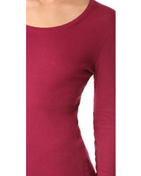 rotes Langarmshirt von Petit Bateau