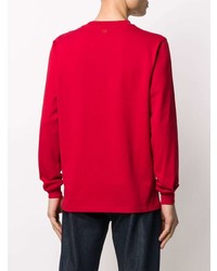 rotes Langarmshirt von Ami Paris