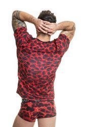 rotes Langarmshirt von Anais for Men