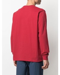 rotes Langarmshirt von Stussy