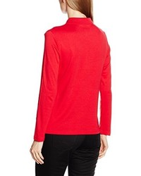 rotes Langarmshirt von Hajo