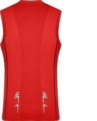 rotes Langarmshirt von James & Nicholson