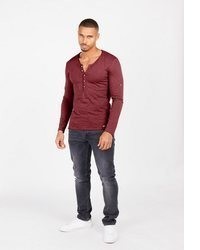 rotes Langarmshirt von Key Largo